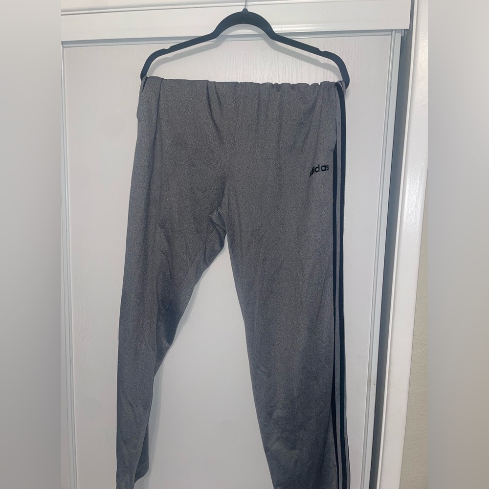Gray adidas joggers